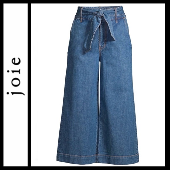NWT Joie Marylu High Rise Wide-Leg Crop Jeans - Picture 6 of 11